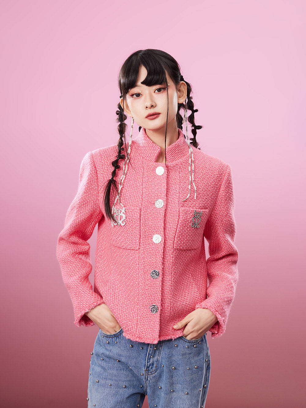 MUKZIN Pink Original Popular New Comfortable Coat