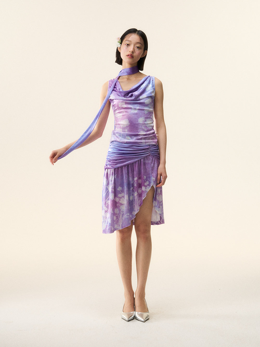 MUKTANK×LOUMUTAKU Bottom Half Skirt of the Romantic Purple Suit in the Theme of Lady Yu (Yumeiren)