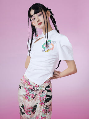 MUKZIN New Chinese Style Trend Original Slim Look-thin T-shirts