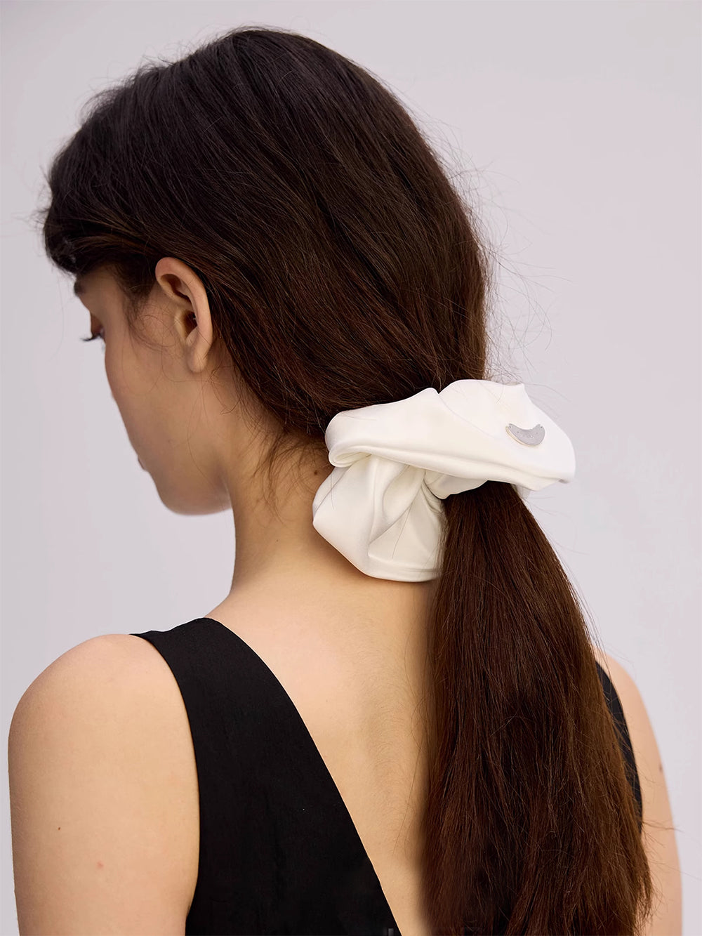 MUKTANK×SUN HUNTER Acetate Satin Cloud-shaped Hair Tie