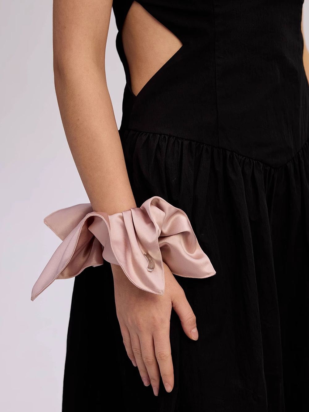 MUKTANK×SUN HUNTER Acetate Satin Bandana Hair Tie