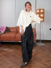 MUKZIN“Capsule Collection”Black Straight - leg Suit Trousers