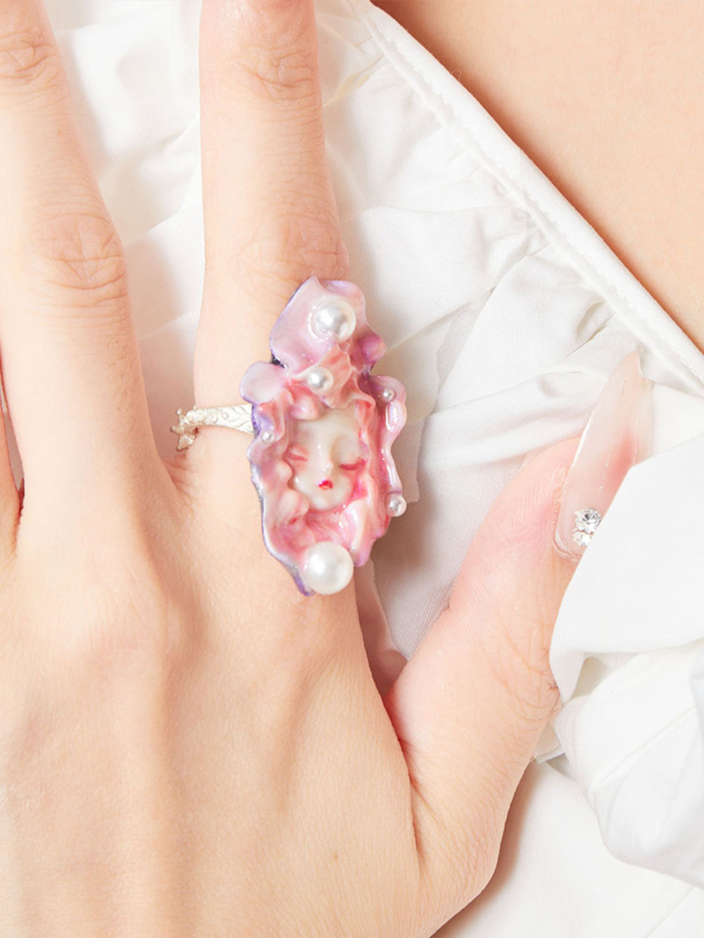 MUKTANK×QUANDO Fairy Lilith Silver Rings