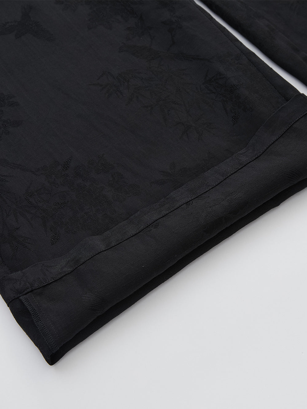 MUKZIN SpringPrelude "Peacock Feather" New Chinese Style Fake Two-piece Wide Leg Trousers Spring Summer