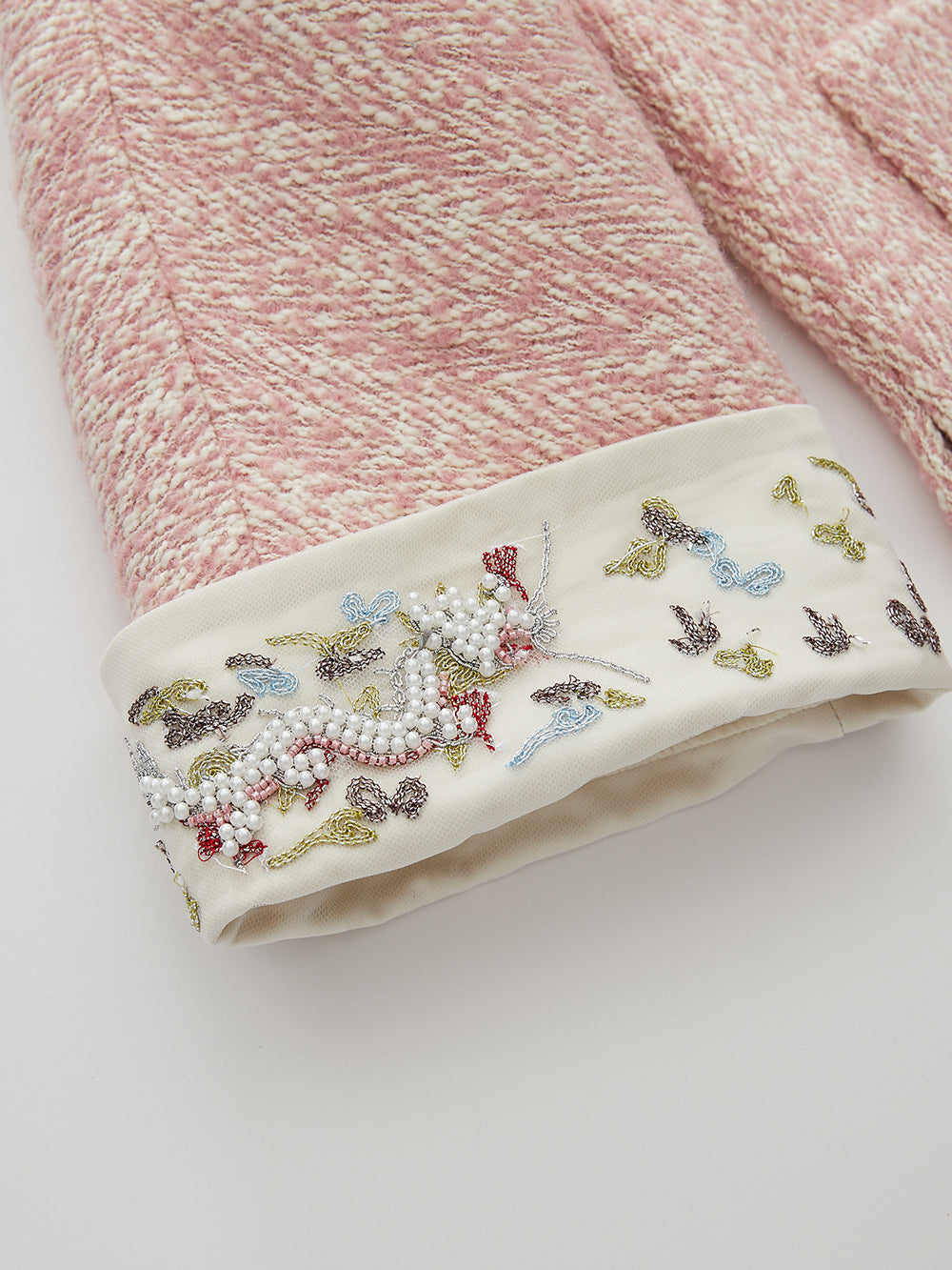 MUKZIN Linglong "Flower Snake." Chinese-style Herringbone Chanel Jacket