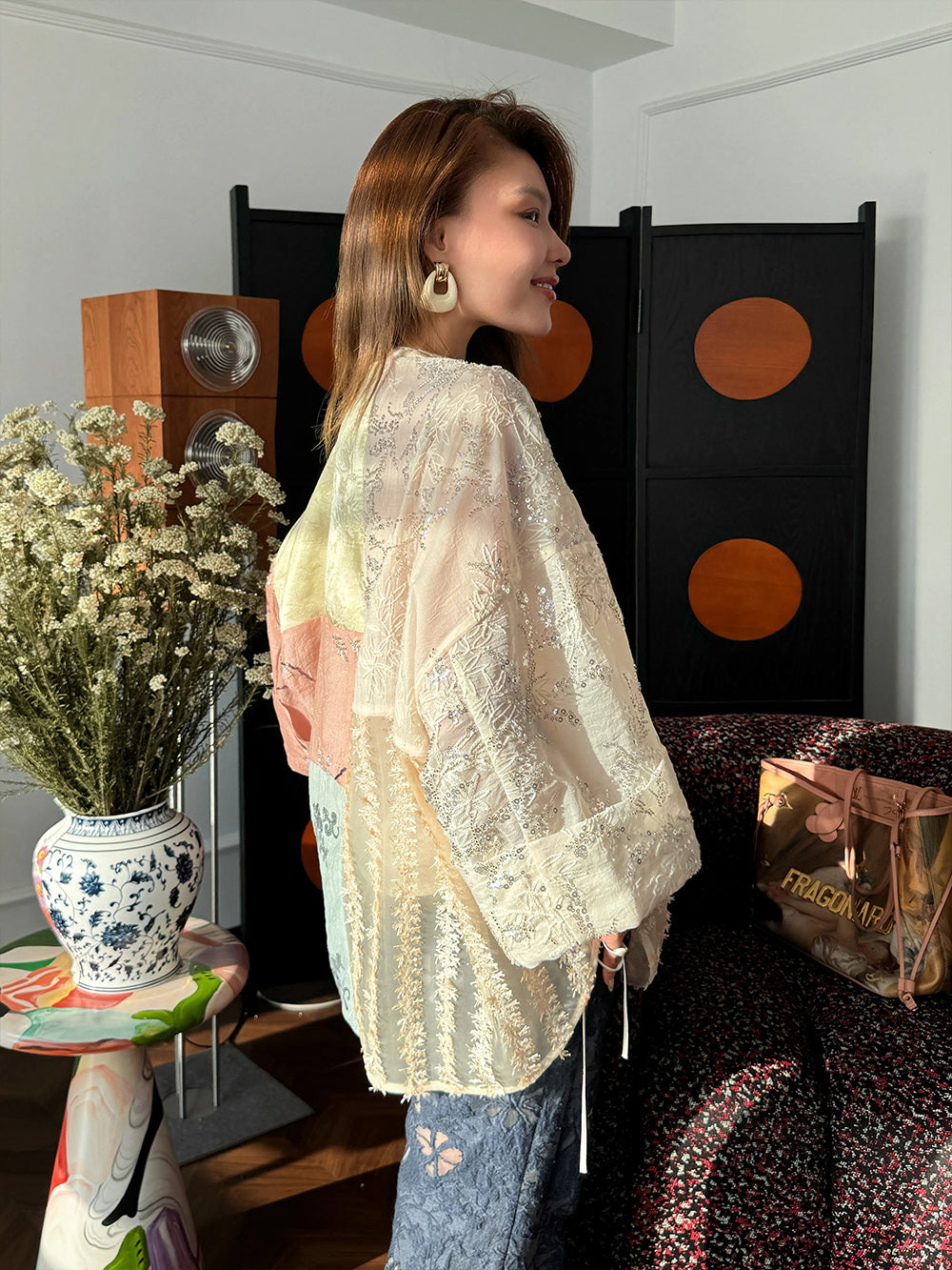 MUKZIN“Capsule Collection”New Chinese-style color-block shirt