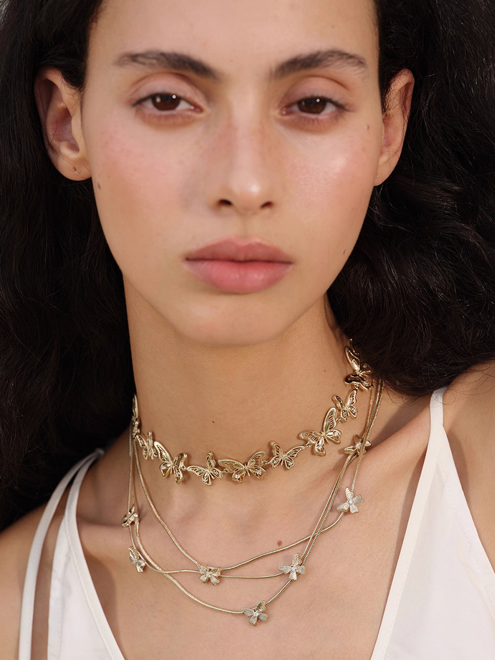 MUKTANK×SUN HUNTER “Emergence”Exquisitely Crafted Lace Butterfly Necklace