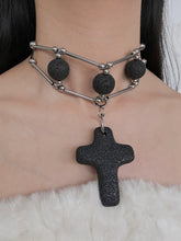 MUKTANK×DARK DREAM Detachable Cross Pendant Dual-purpose Necklace