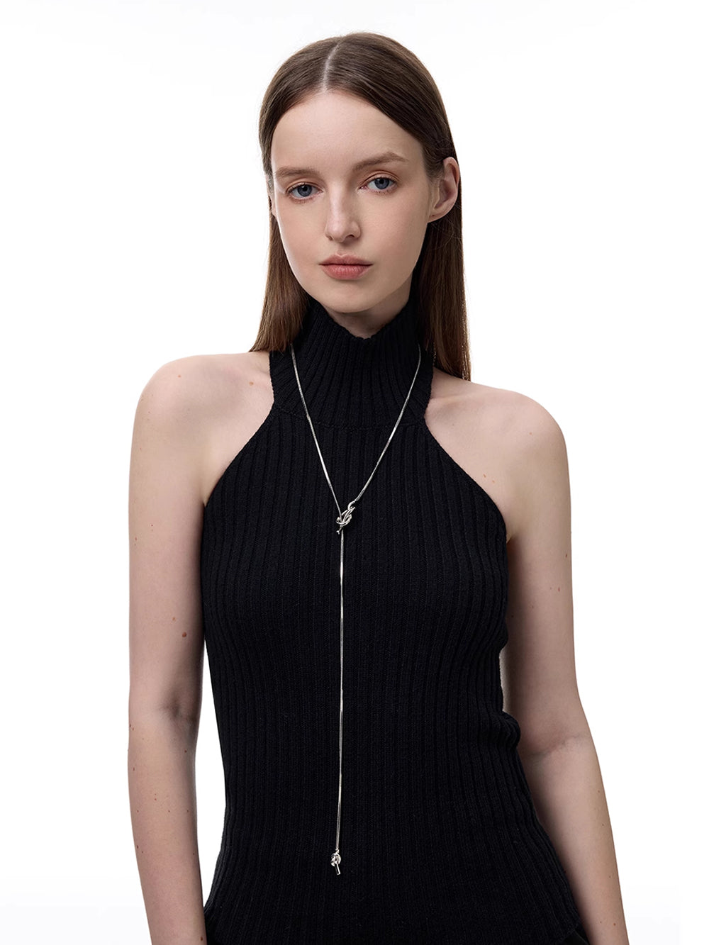 MUKTANK×SUN HUNTER Knot Drawstring Necklace