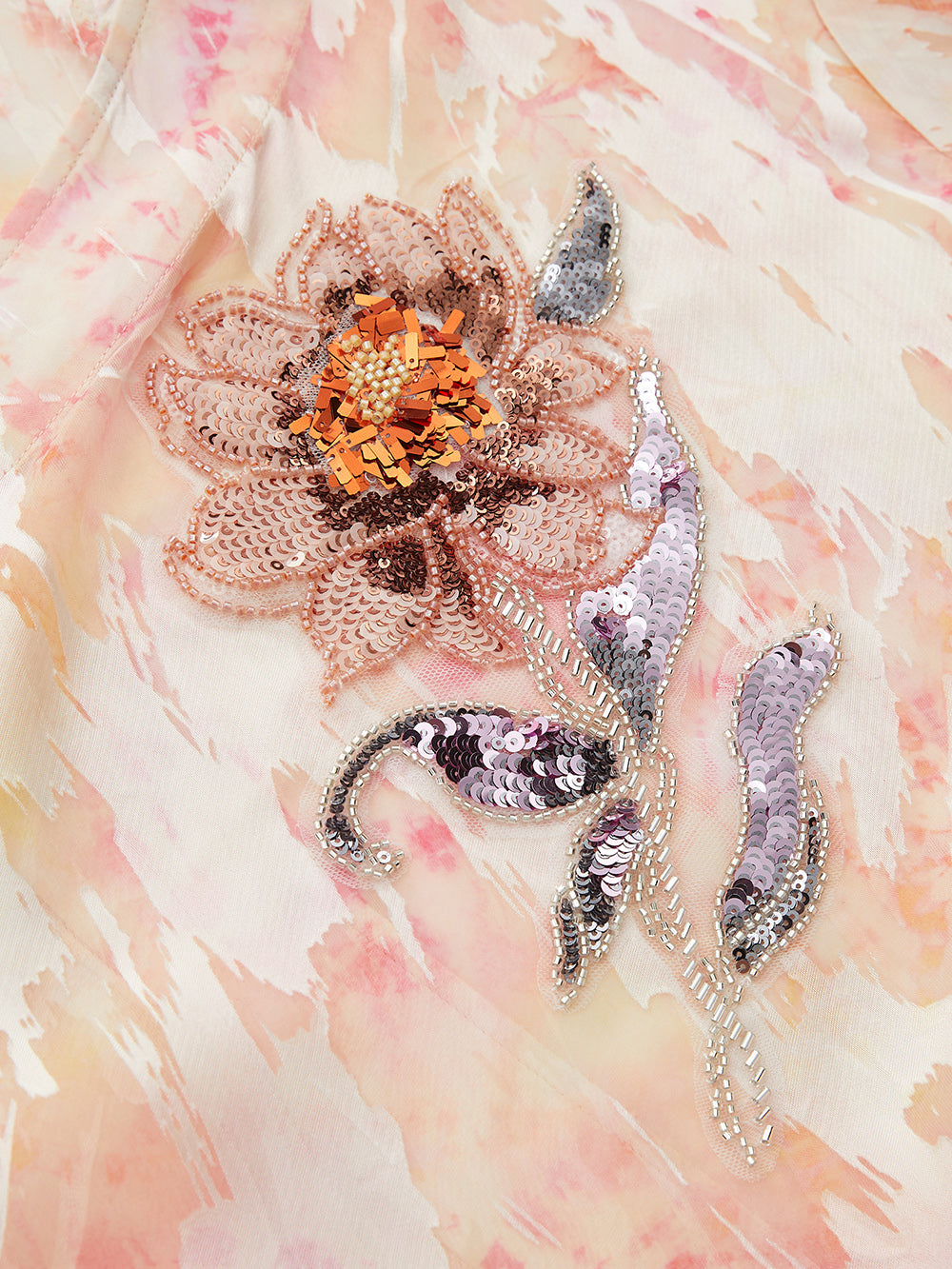 MUKZIN“Capsule Collection”New Chinese Style Iridescent Embroidery Top