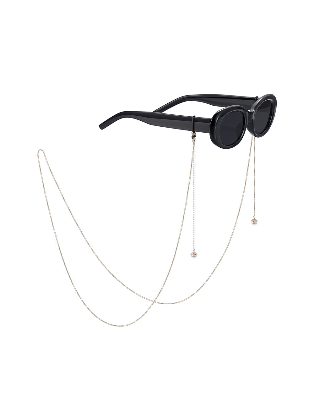MUKTANK×SUN HUNTER Vintage Faux Pearl Eyeglass Chain