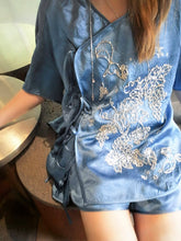 MUKZIN“Capsule Collection”Traditional Chinese Embroidered Set Shorts