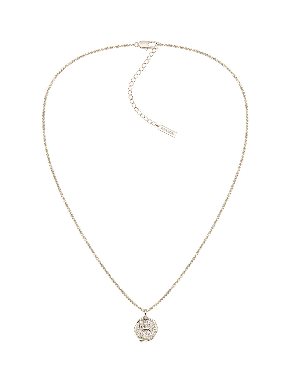 MUKTANK×SUN HUNTER Pegasus Coin Medium-length Chain Necklace