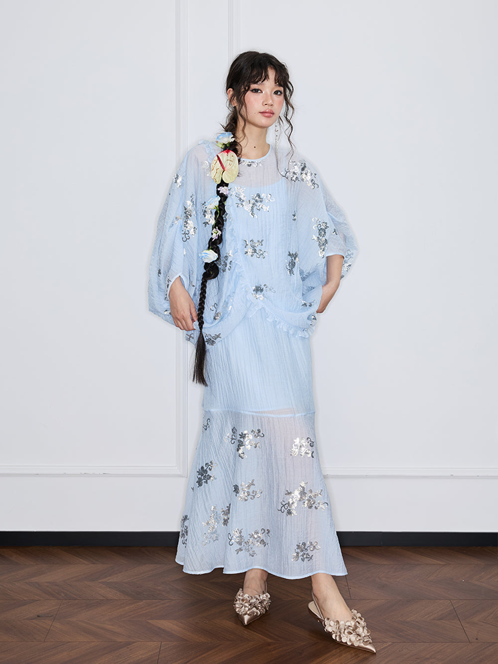 MUKZIN“Capsule Collection”New Chinese Style Elegant Dress (Two-Piece Set)