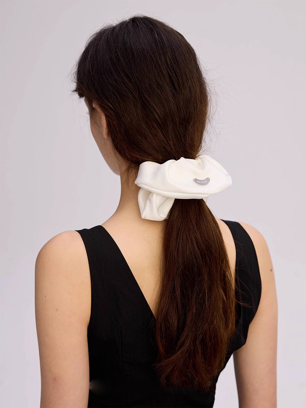 MUKTANK×SUN HUNTER Acetate Satin Cloud-shaped Hair Tie