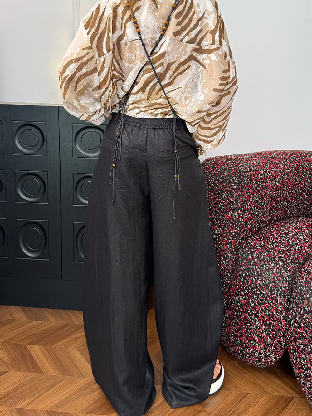 MUKZIN“Capsule Collection”New Chinese-style suspender pants