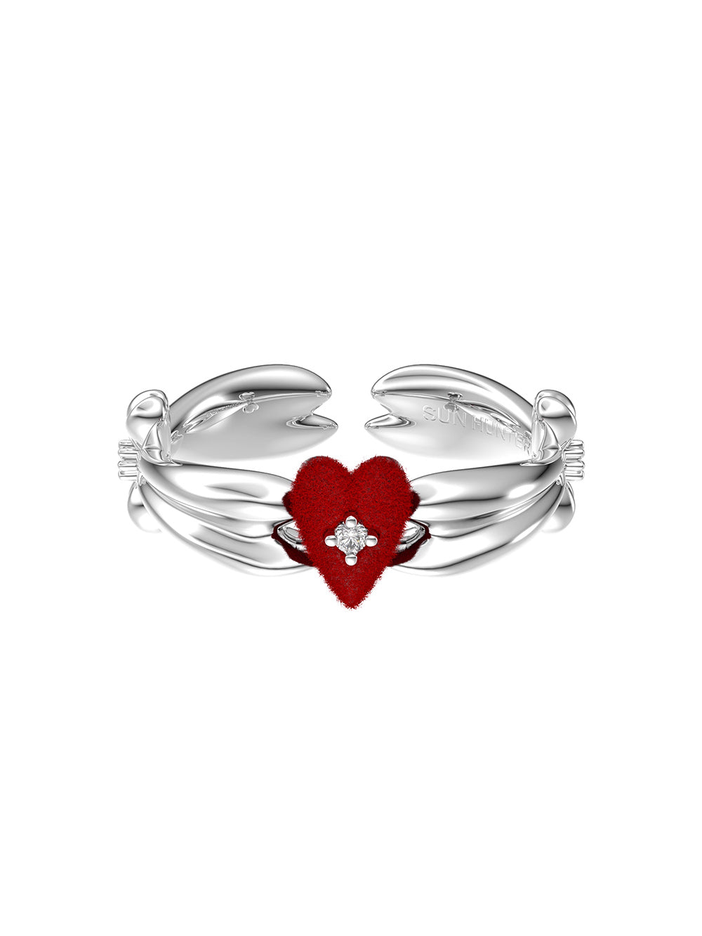 MUKTANK×SUN HUNTER Velvet Heart Ring