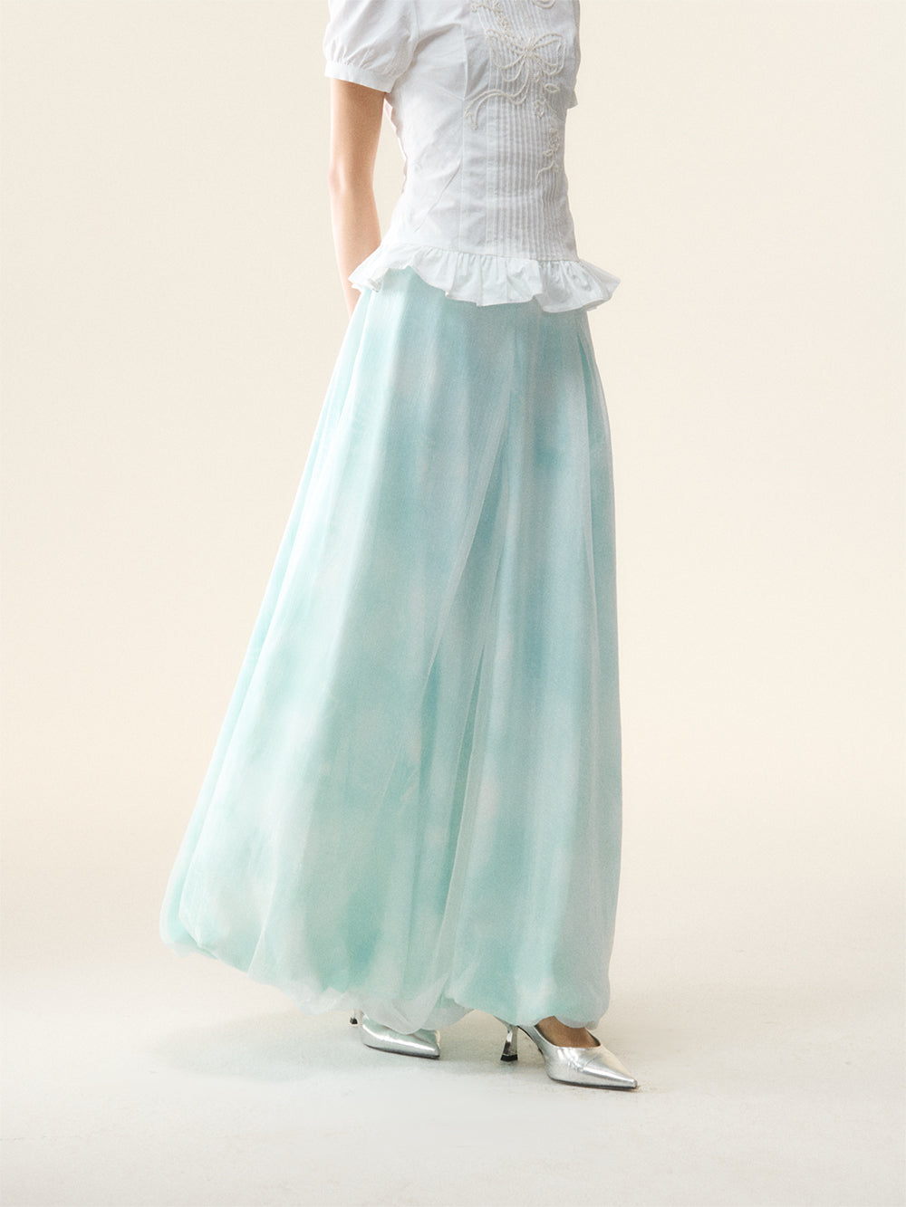 MUKTANK×LOUMUTAKU Bud-shaped Skirt like the Lost Pearl in the Vast Sea