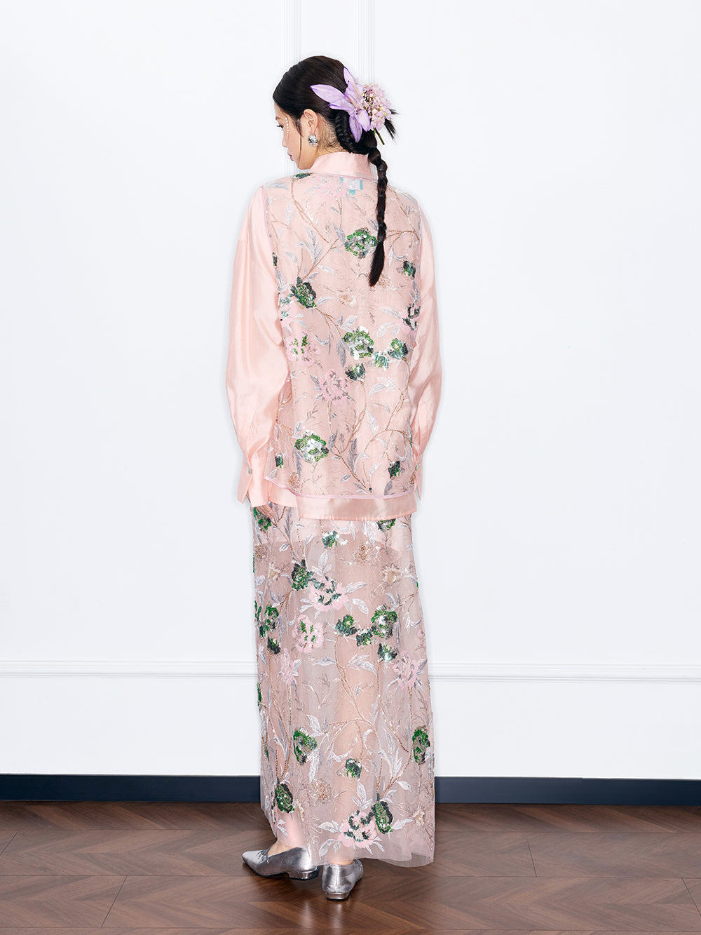 MUKZIN“Night Ballad of Chang'an”New Chinese Style Heavy-Embroidered Sequin Vest | Chinese Style Layered Waistcoat