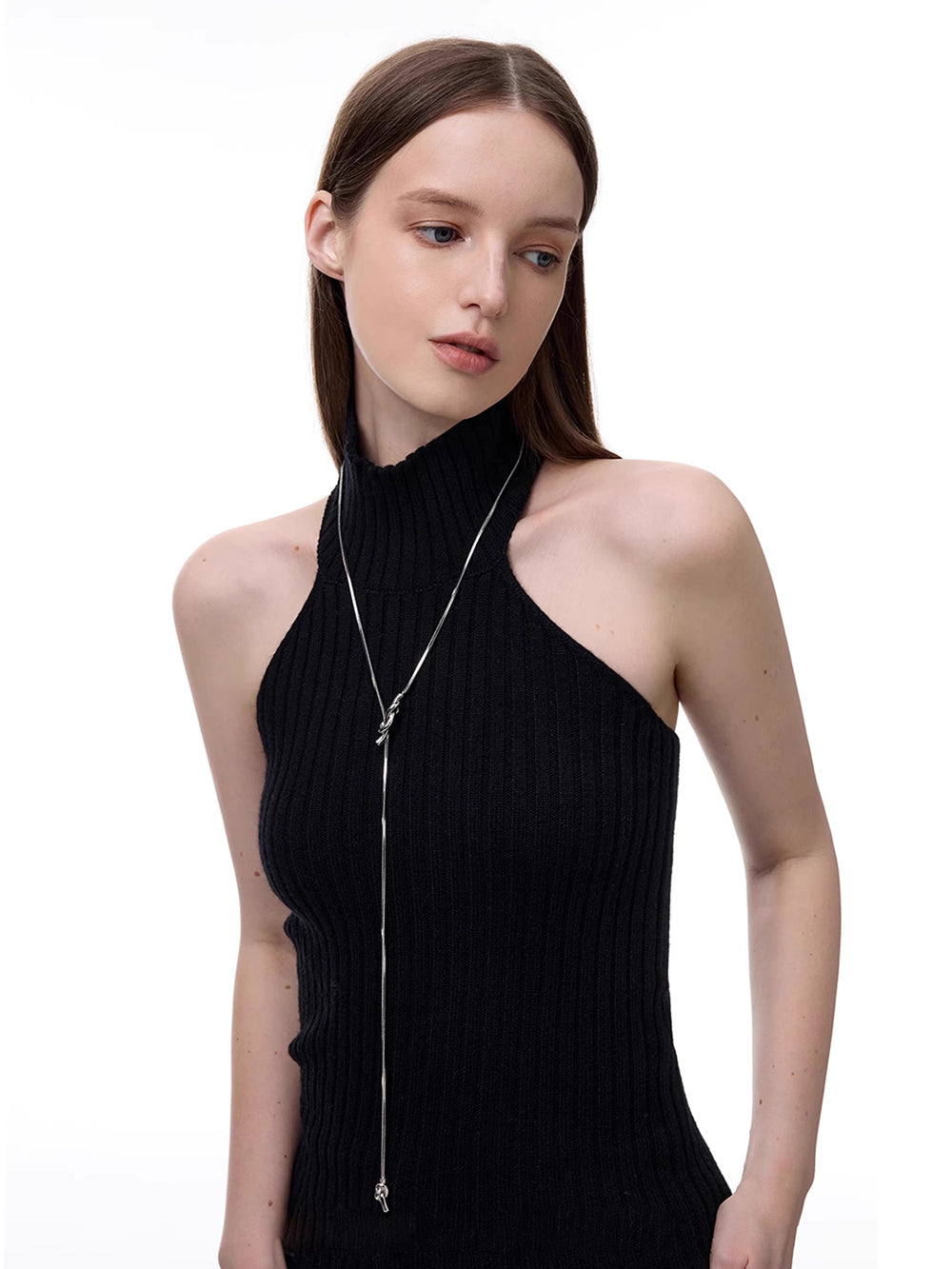 MUKTANK×SUN HUNTER Knot Drawstring Necklace