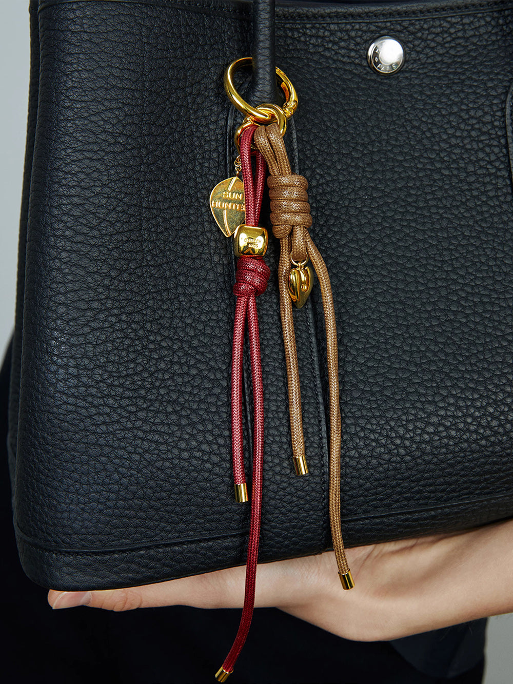 MUKTANK×SUN HUNTER Color-blocking Bag Charm Keychain
