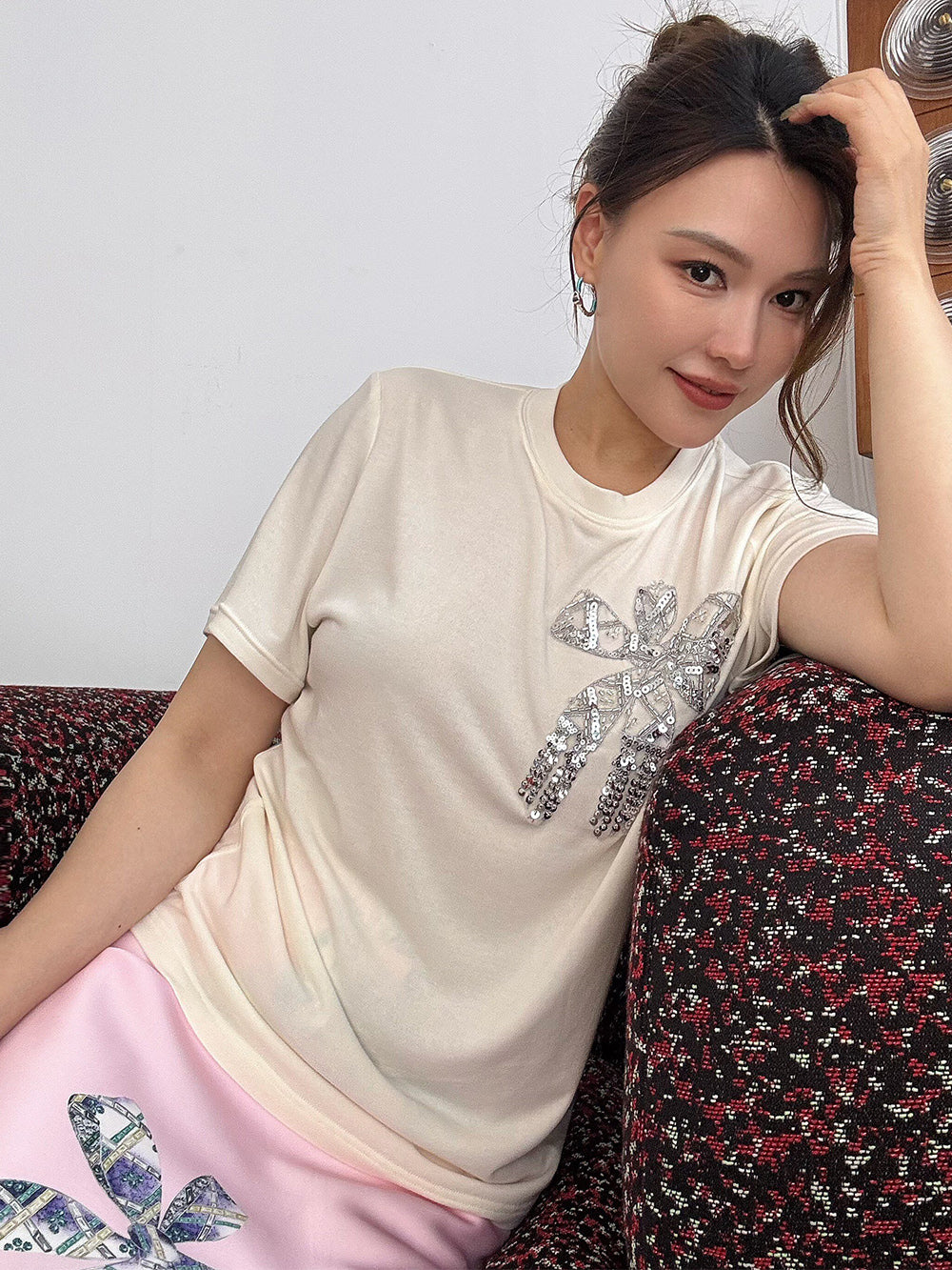 MUKZIN“Capsule Collection”Slim-fit Short-sleeved T-shirt