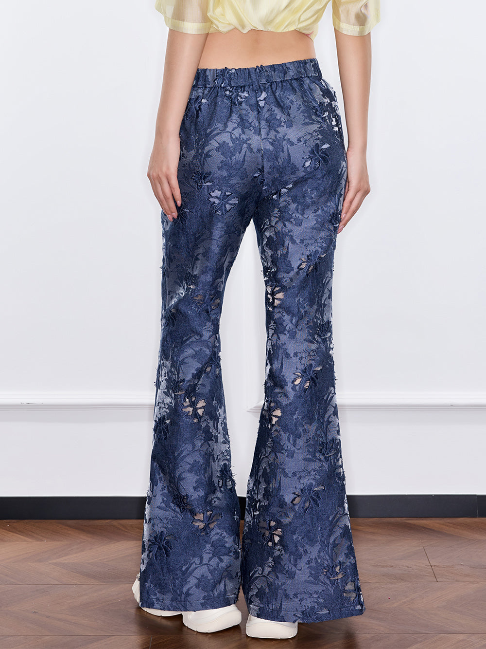 MUKZIN“Capsule Collection”Jacquard Denim Long Trousers