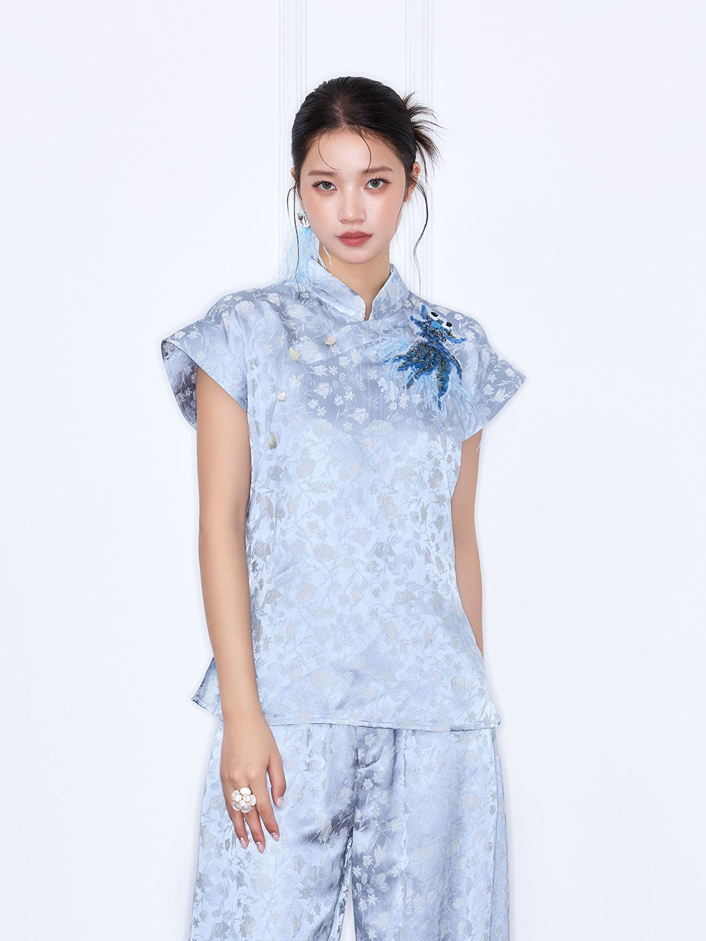 MUKZIN "Night Ballad of Chang'an" Golden Fortune Chinese Style Embroidered Set Top