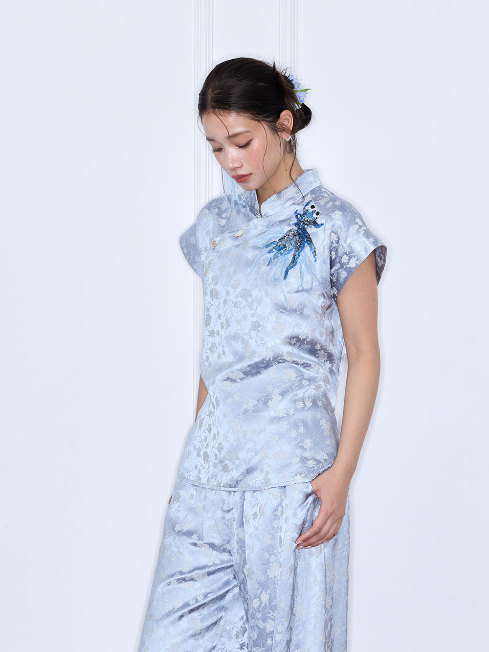 MUKZIN "Night Ballad of Chang'an" Golden Fortune Chinese Style Embroidered Set Top