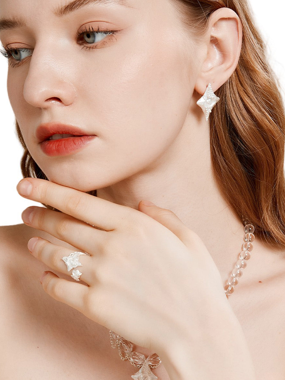 MUKTANK X QUANDO Dark Star's Eye Pure Silver Ring