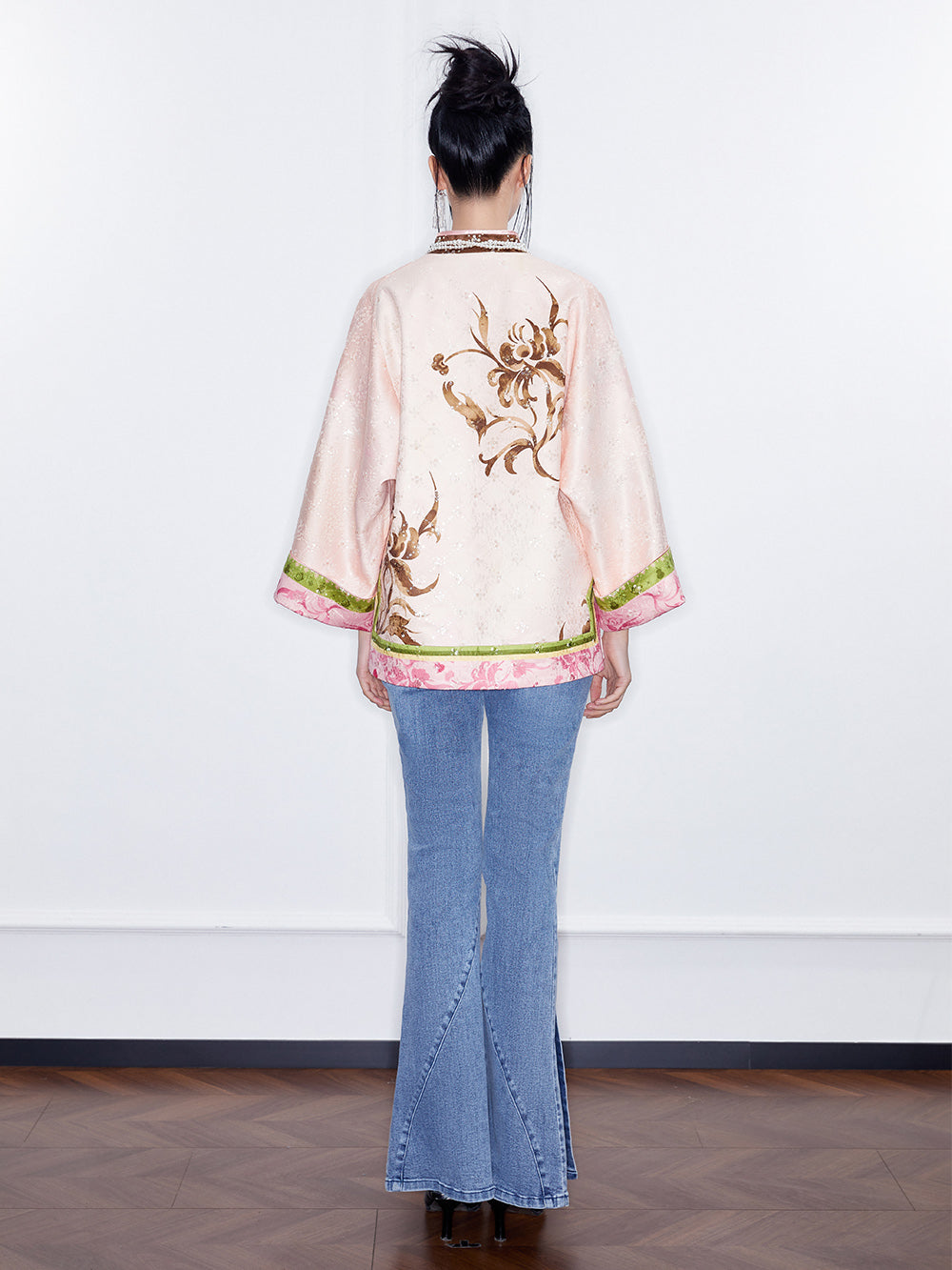 MUKZIN SpringPrelude"Mulan" Neo Chinese Style Sequin Cloak