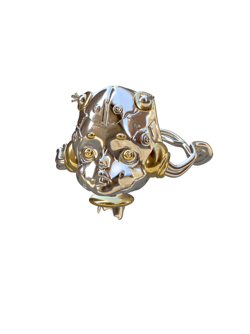 MUKTANK×QUANDO Ex Machina Sterling Silver Rings