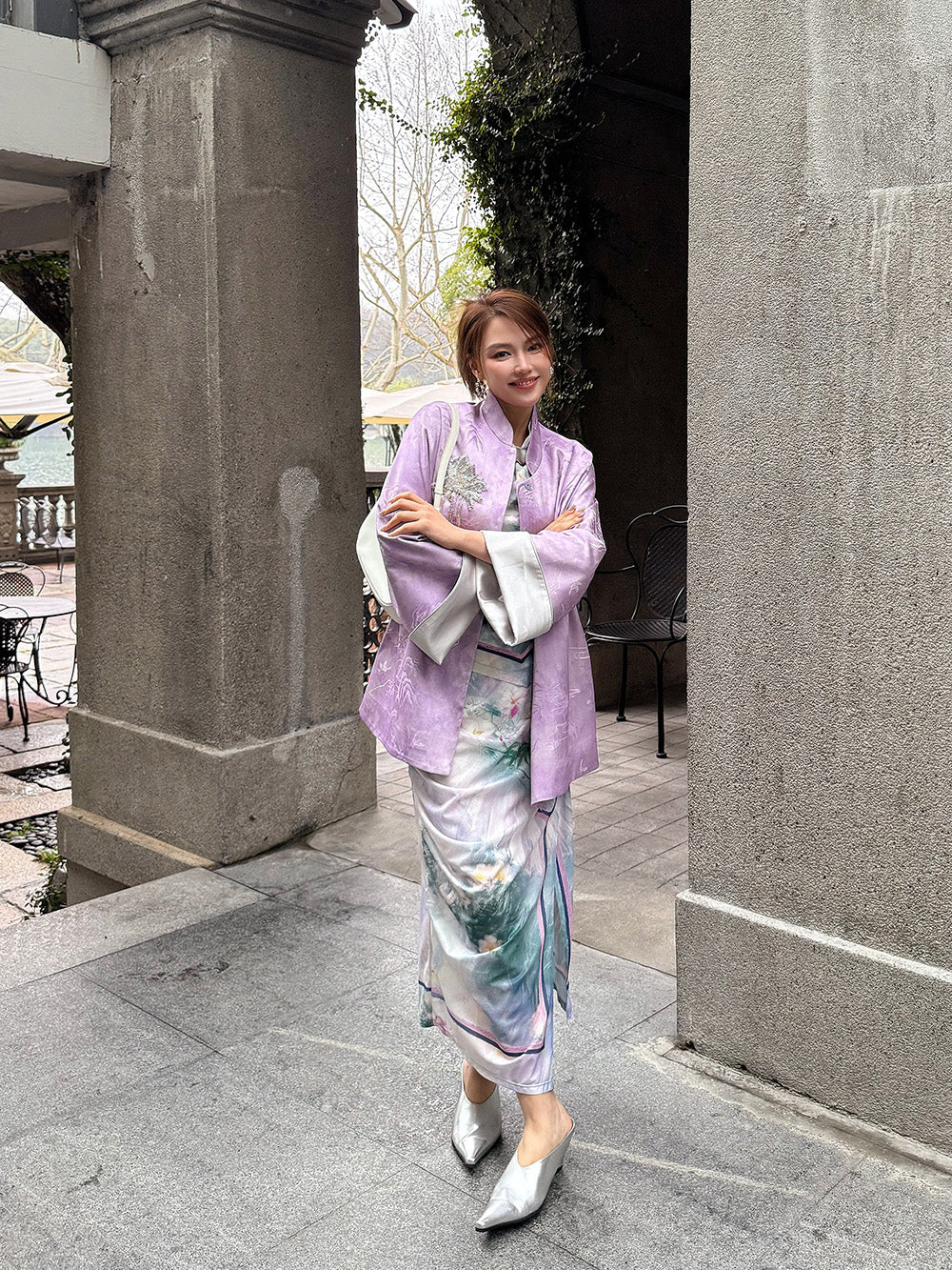 Mukzin“Capsule Collection”Half Skirt Of The "Moonlight Over The Lotus Pond" Suit