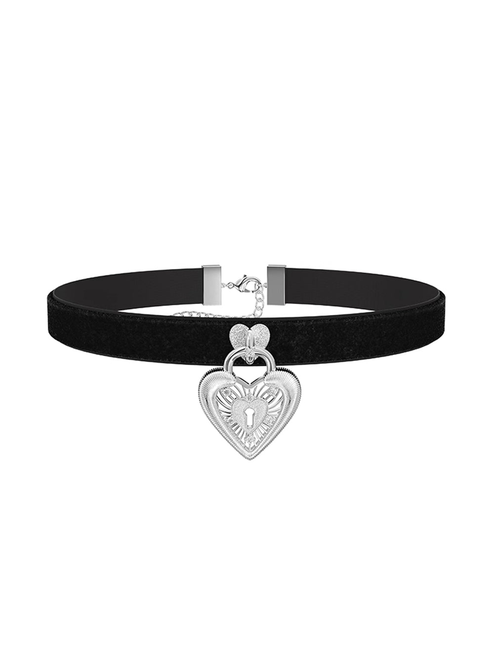 MUKTANK×SUN HUNTERLace heart lock choker