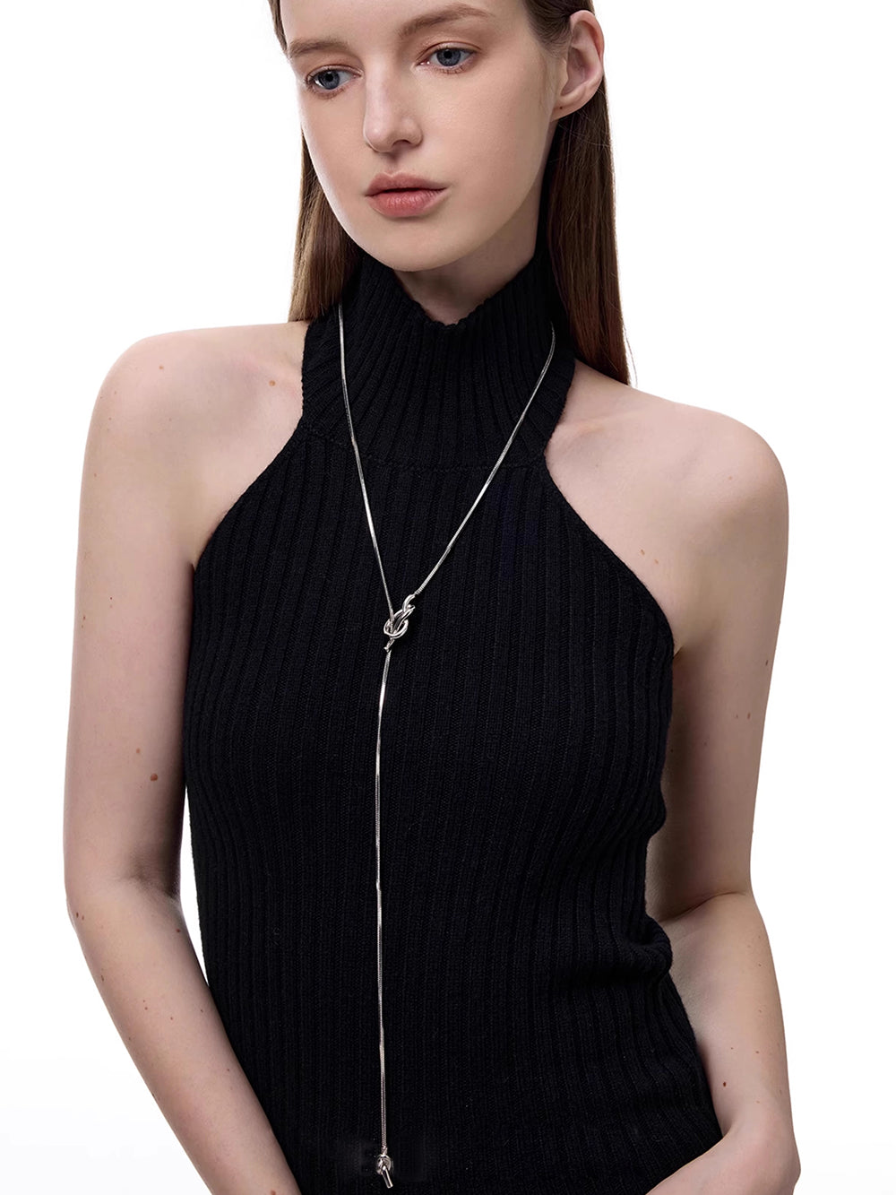MUKTANK×SUN HUNTER Knot Drawstring Necklace