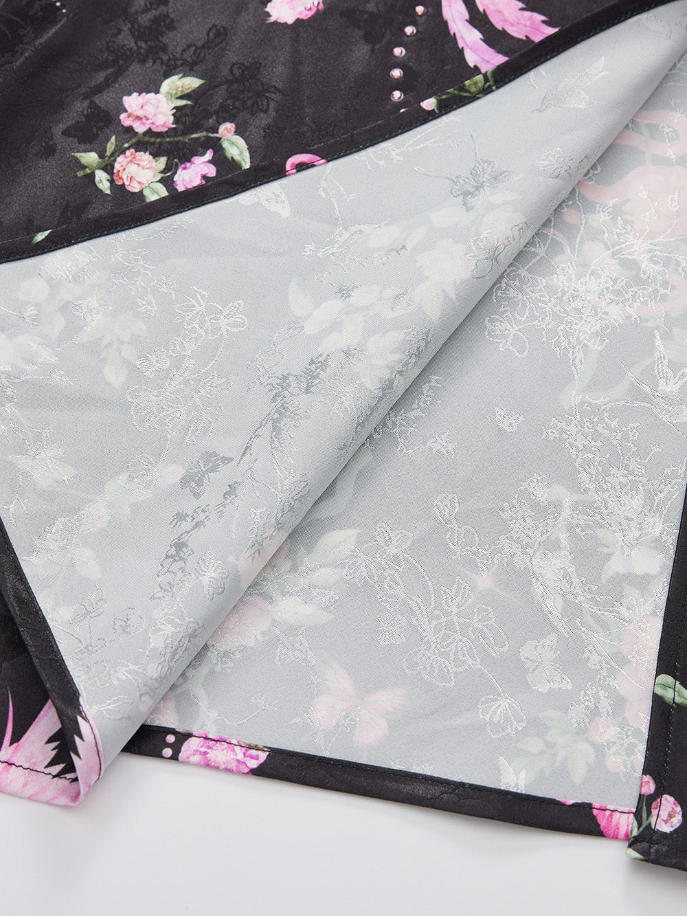 MUKZIN Linglong "Fengqi" High Slit Fishtail Skirt