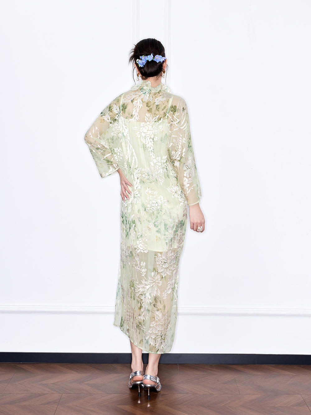 MUKZIN "Night Ballad of Chang'an" New Chinese Style Embroidered Lightweight Dress