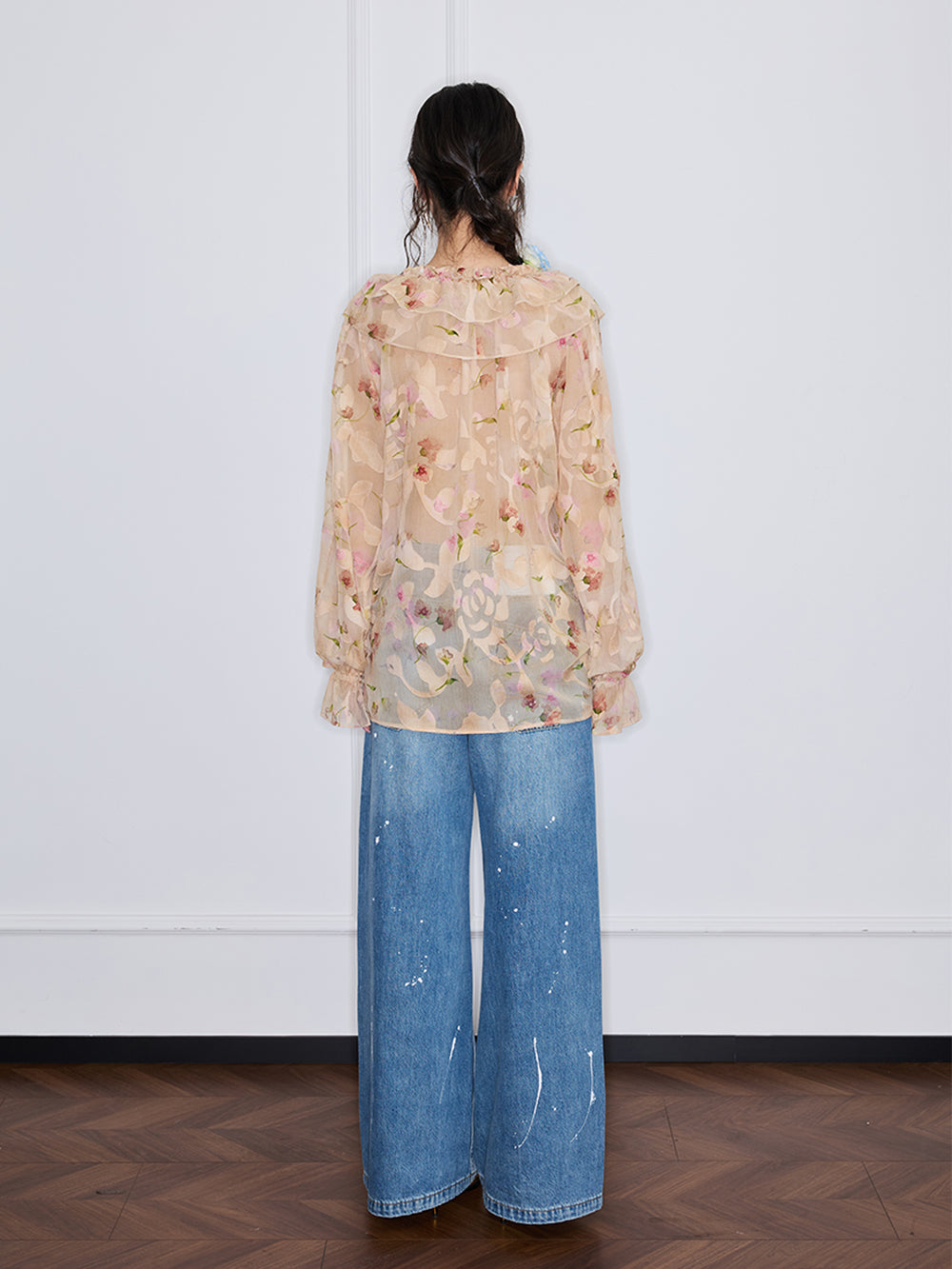 MUKZIN“Capsule Collection”Neo-Chinese style vintage long lightweight shirt
