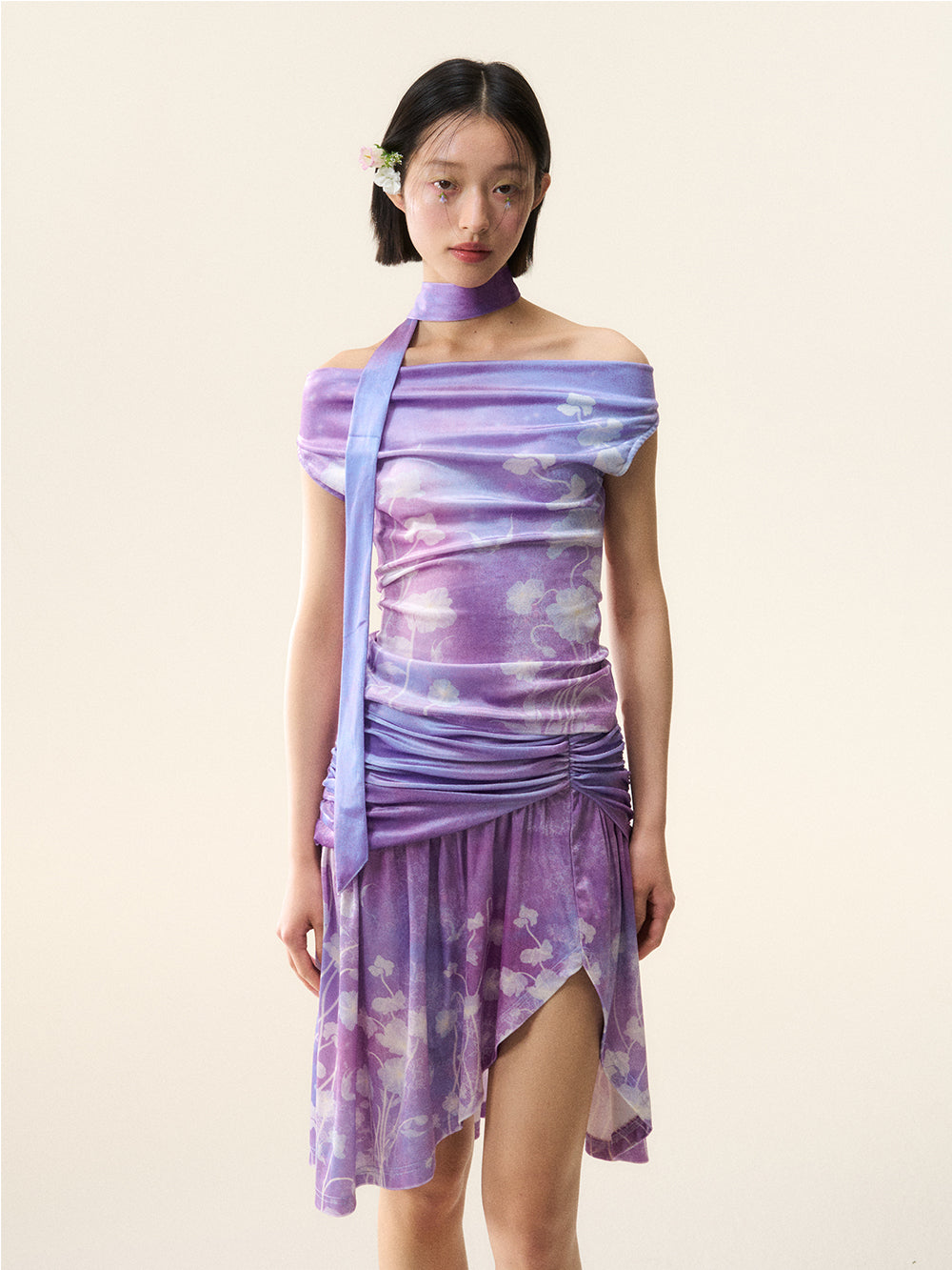 MUKTANK×LOUMUTAKU Bottom Half Skirt of the Romantic Purple Suit in the Theme of Lady Yu (Yumeiren)