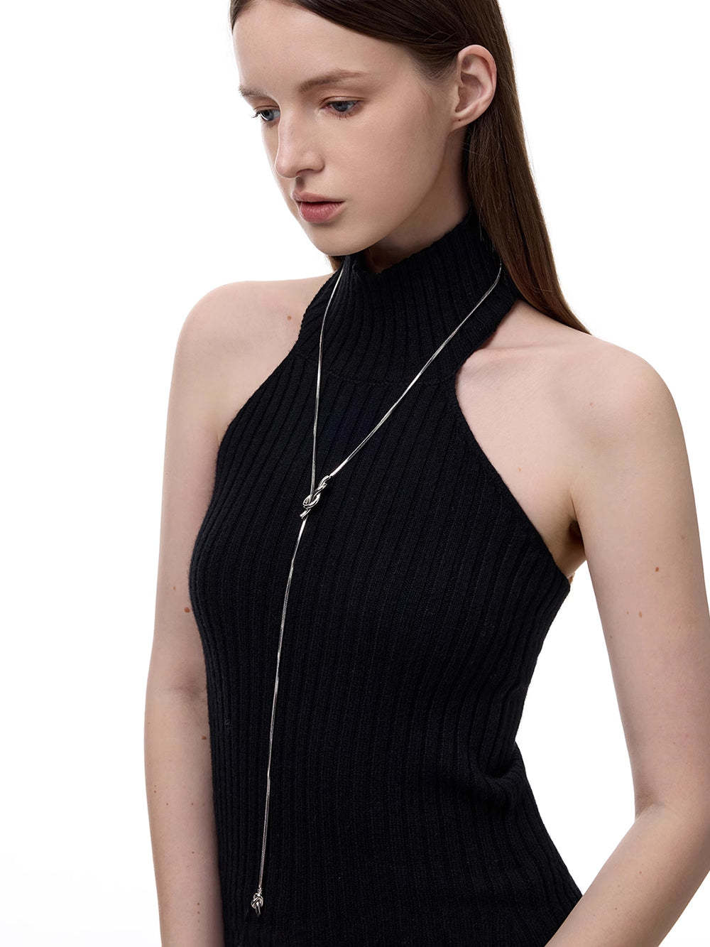 MUKTANK×SUN HUNTER Knot Drawstring Necklace