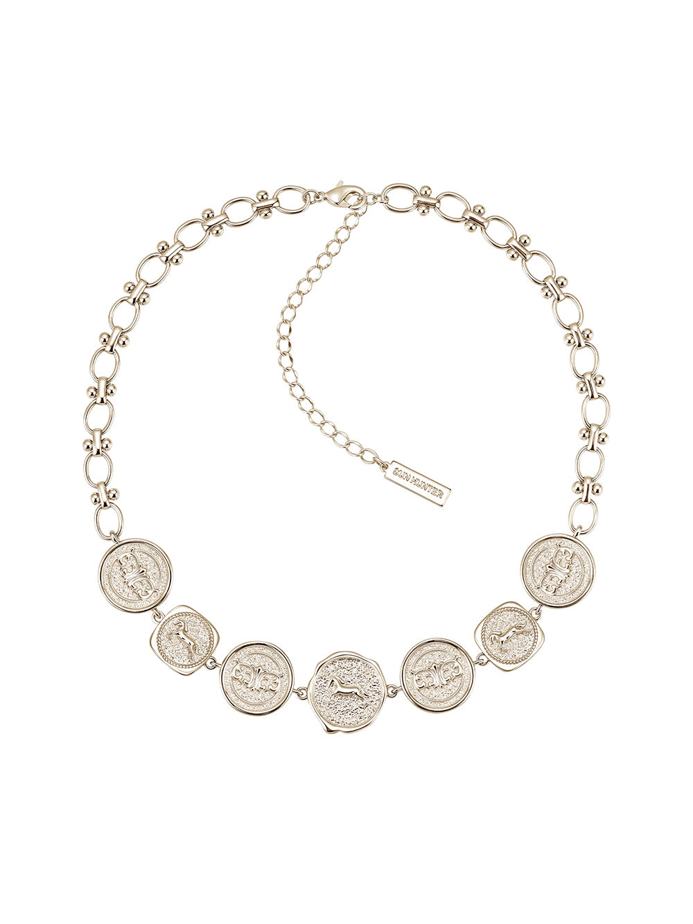 MUKTANK×SUN HUNTER Iris Pegasus Coin Choker