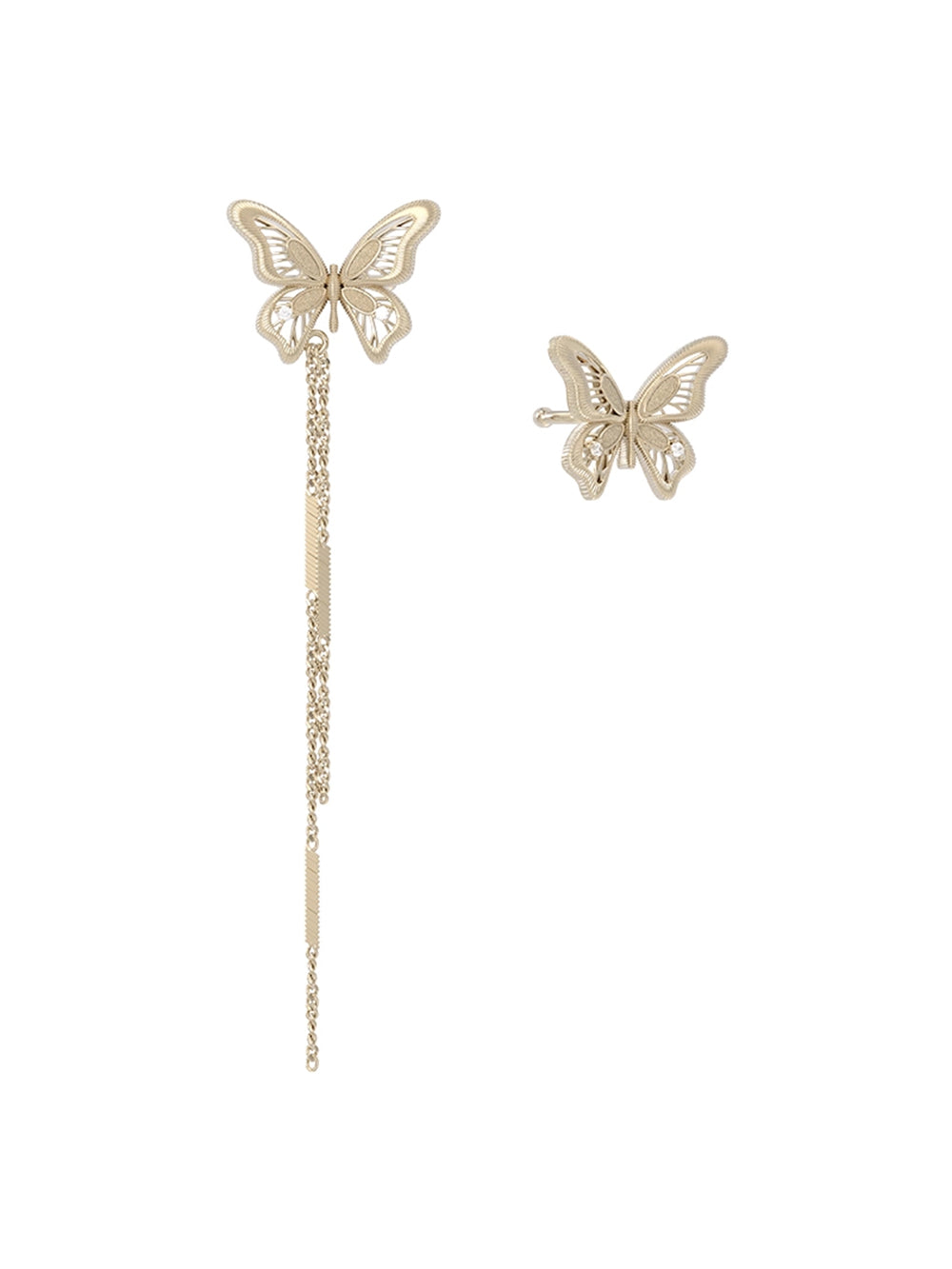 MUKTANK×SUN HUNTER “Emergence”Lace Butterfly Ear Cuff