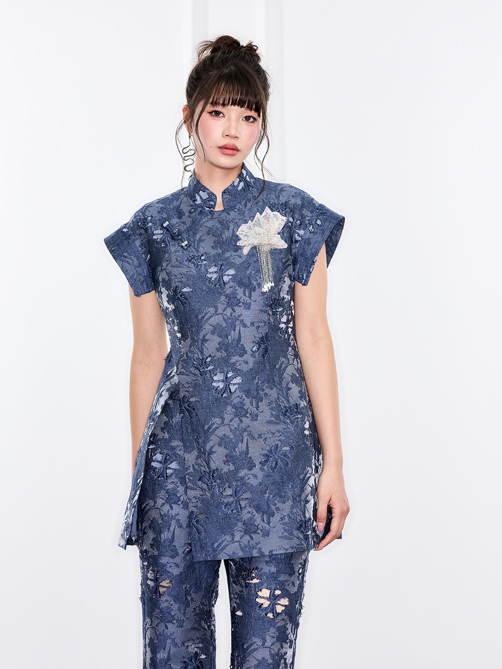 MUKZIN“Capsule Collection”Jacquard Denim Jacket