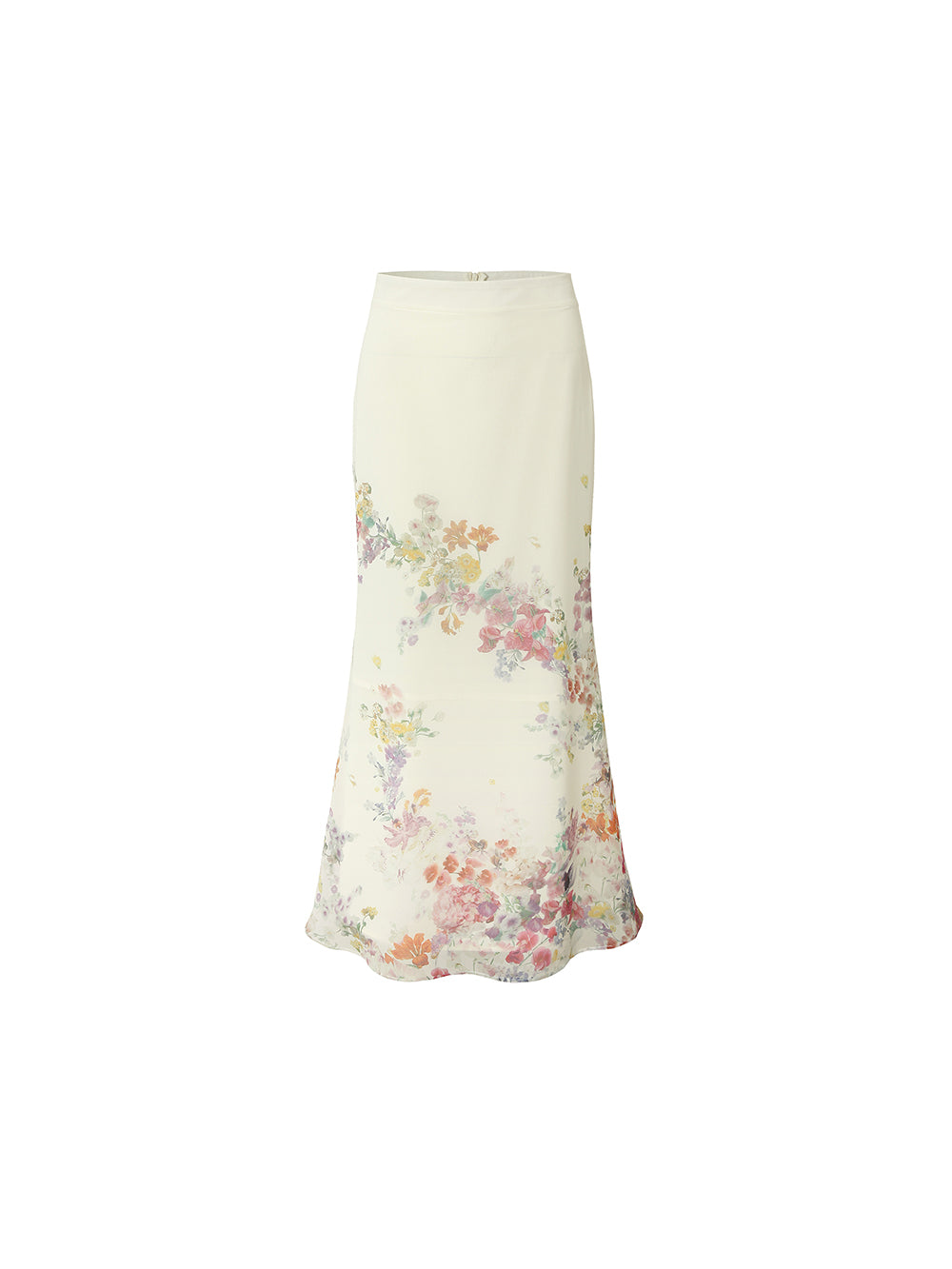 MUKTANK×LOUMUTAKU Bottom Half Skirt of the Light-colored Flower Cluster Suit