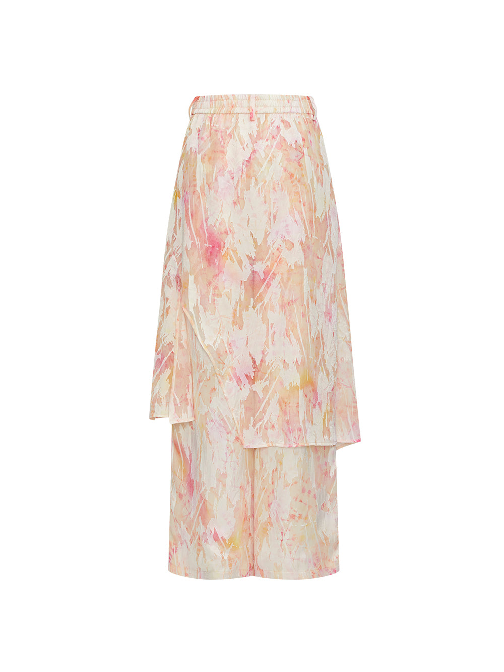 MUKZIN“Capsule Collection”Chinese Style Iridescent Embroidered Top with Midi Skirt