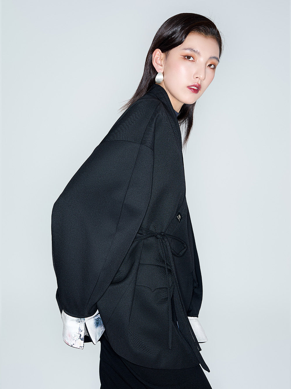 MUKZIN Linglong New Chinese-syle Improved Taoist Robe Collar Suit Jacket