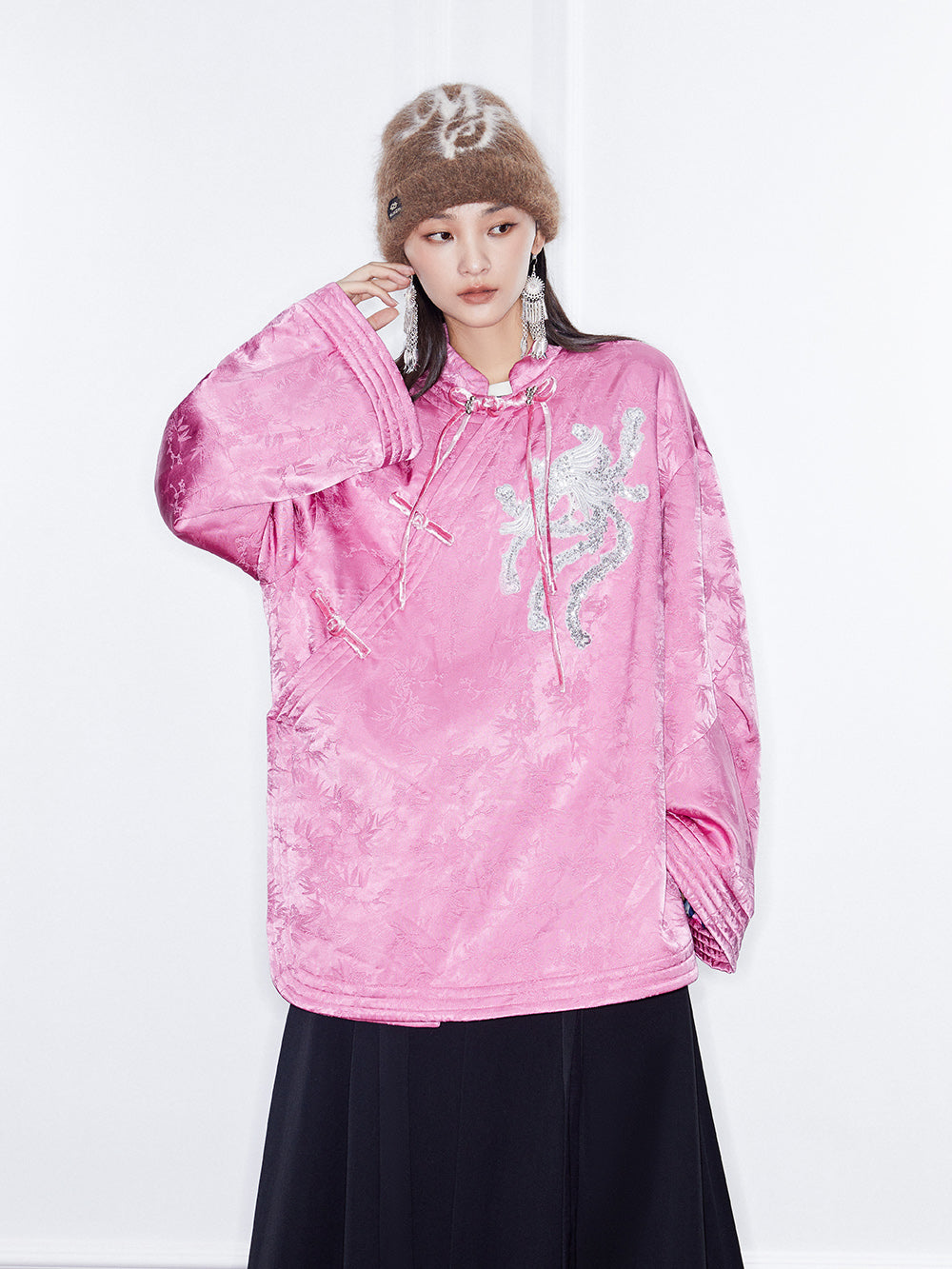 MUKZIN Linglong "Fengqi" Tang Shirt Style Cotton Jacket