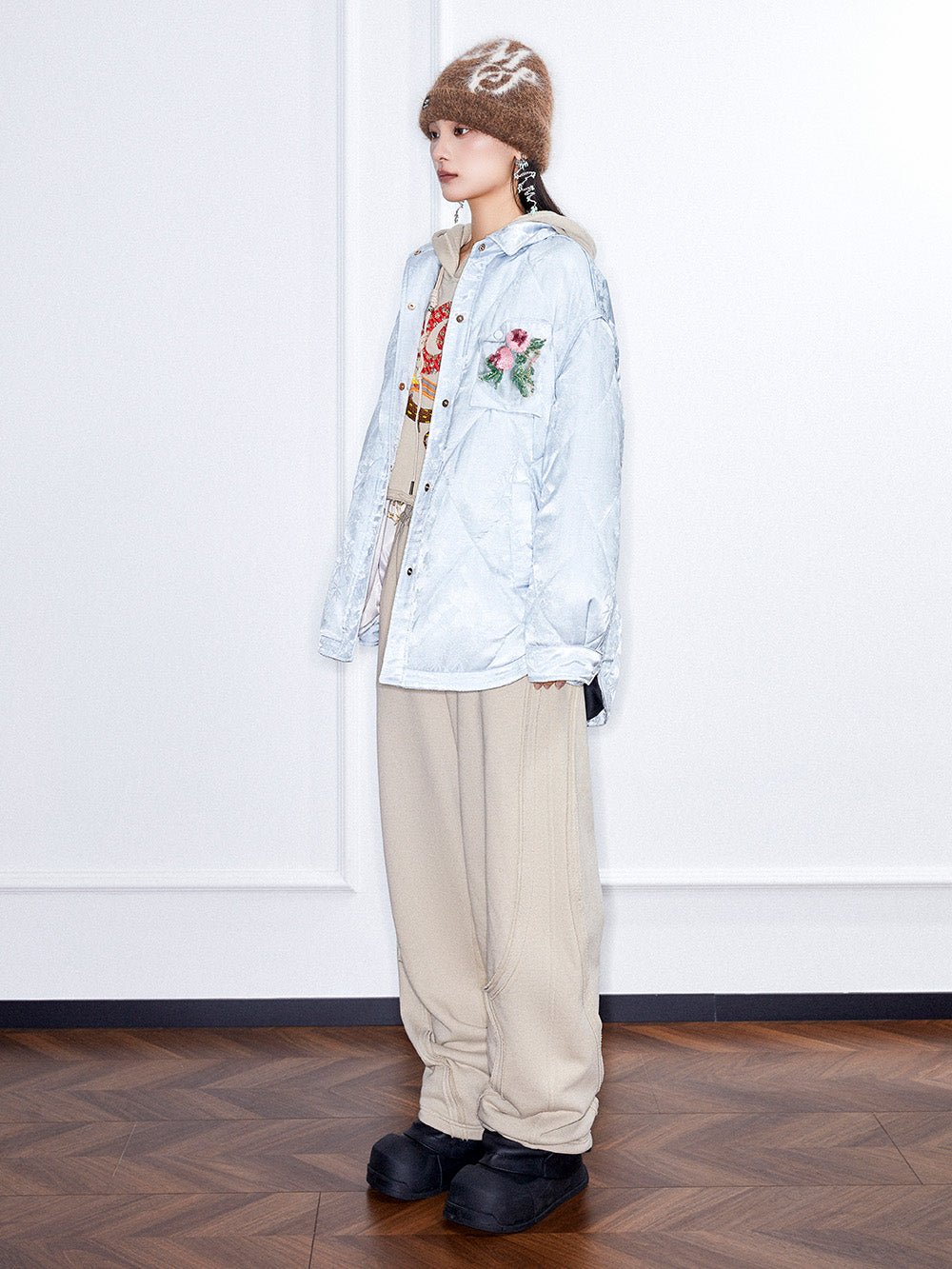 MUKZIN Linglong "Linglongzi"Shirt-style Down Jacket.