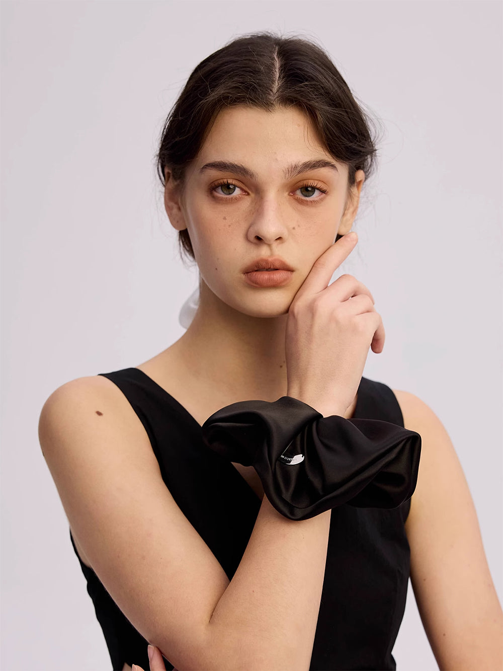 MUKTANK×SUN HUNTER Acetate Satin Cloud-shaped Hair Tie