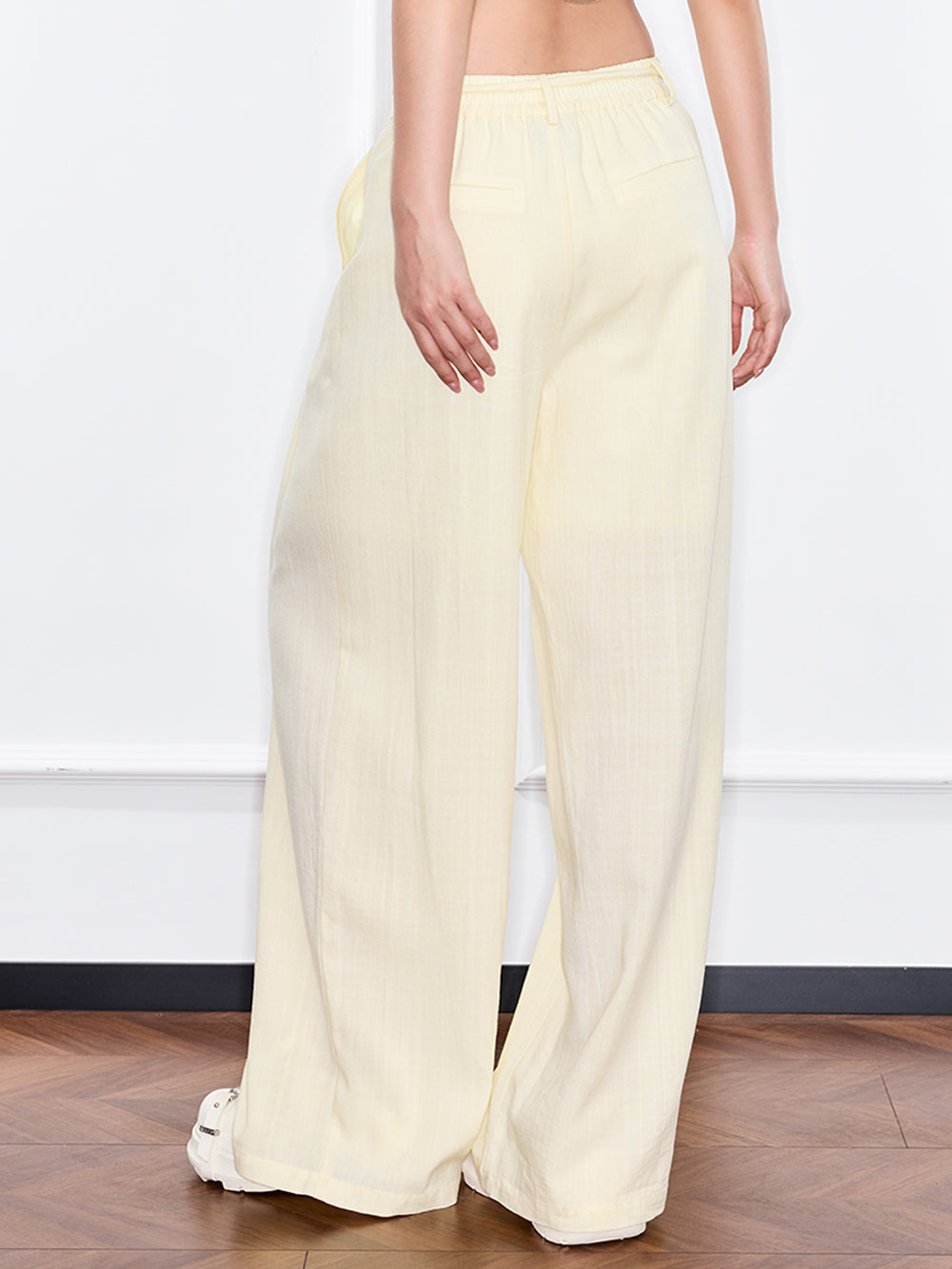 MUKZIN “Ode to the New Summer”Light Yellow New Chinese-style Trousers